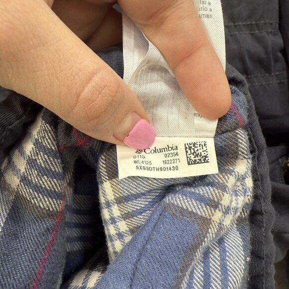 Columbia Jacket Womens Extra Small Hooded Parka Coat Flannel Lined XS WL4125 - Picture 8 of 13